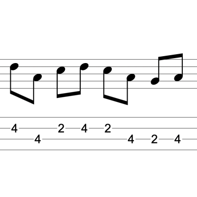 Tabulatur E-Bass